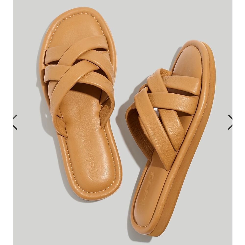Madewell Tan Leather Sandals